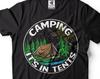 Camping Tent Pun T-Shirt: "In Tents" Graphic Tee