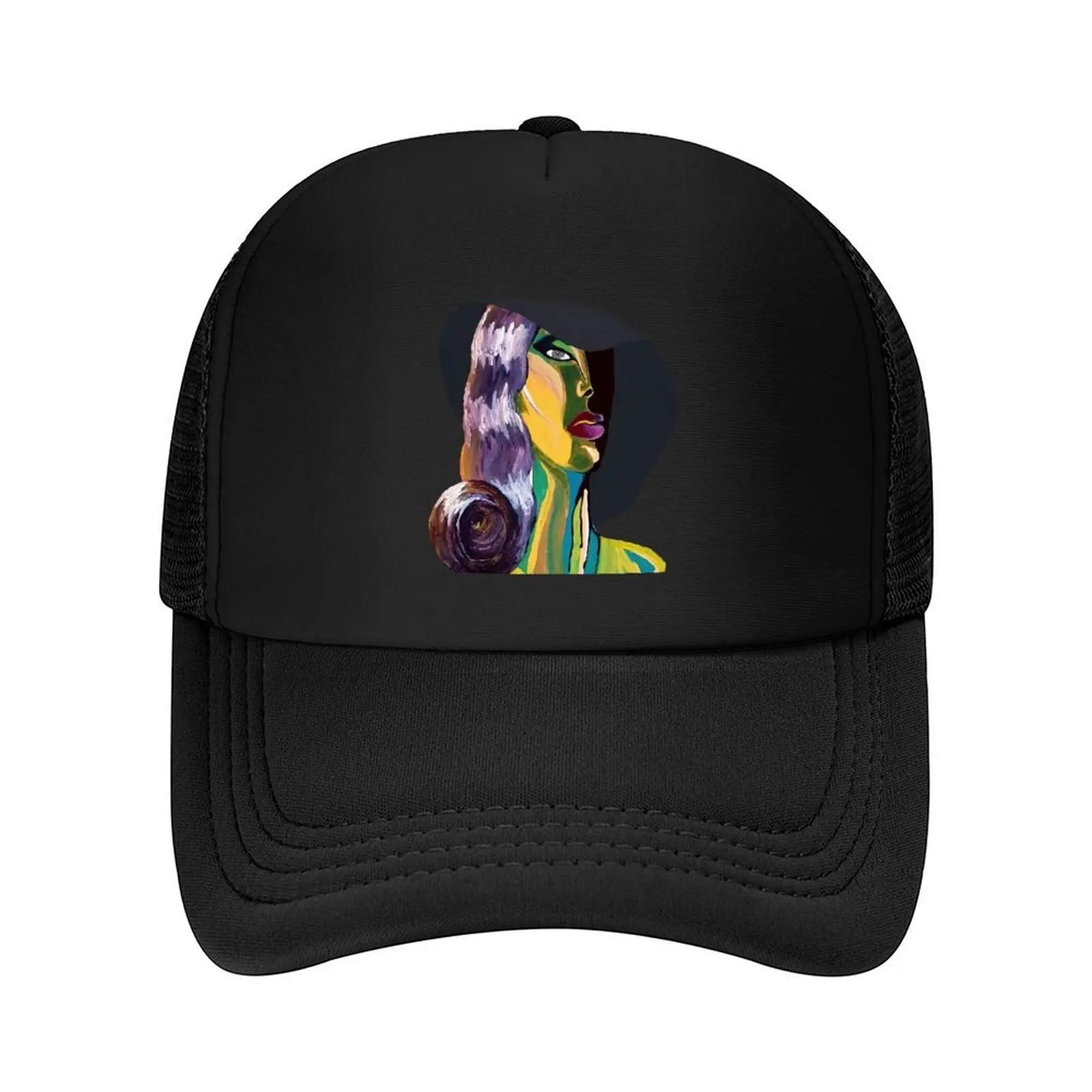 

The Paranoia (Noir Women in a Topless Hat) Baseball Cap funny hat Cosplay derby hat Women Hats Men s