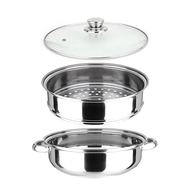 Adneny 304 Stainless Steel Multi-purpose Steamer & Soup Pot