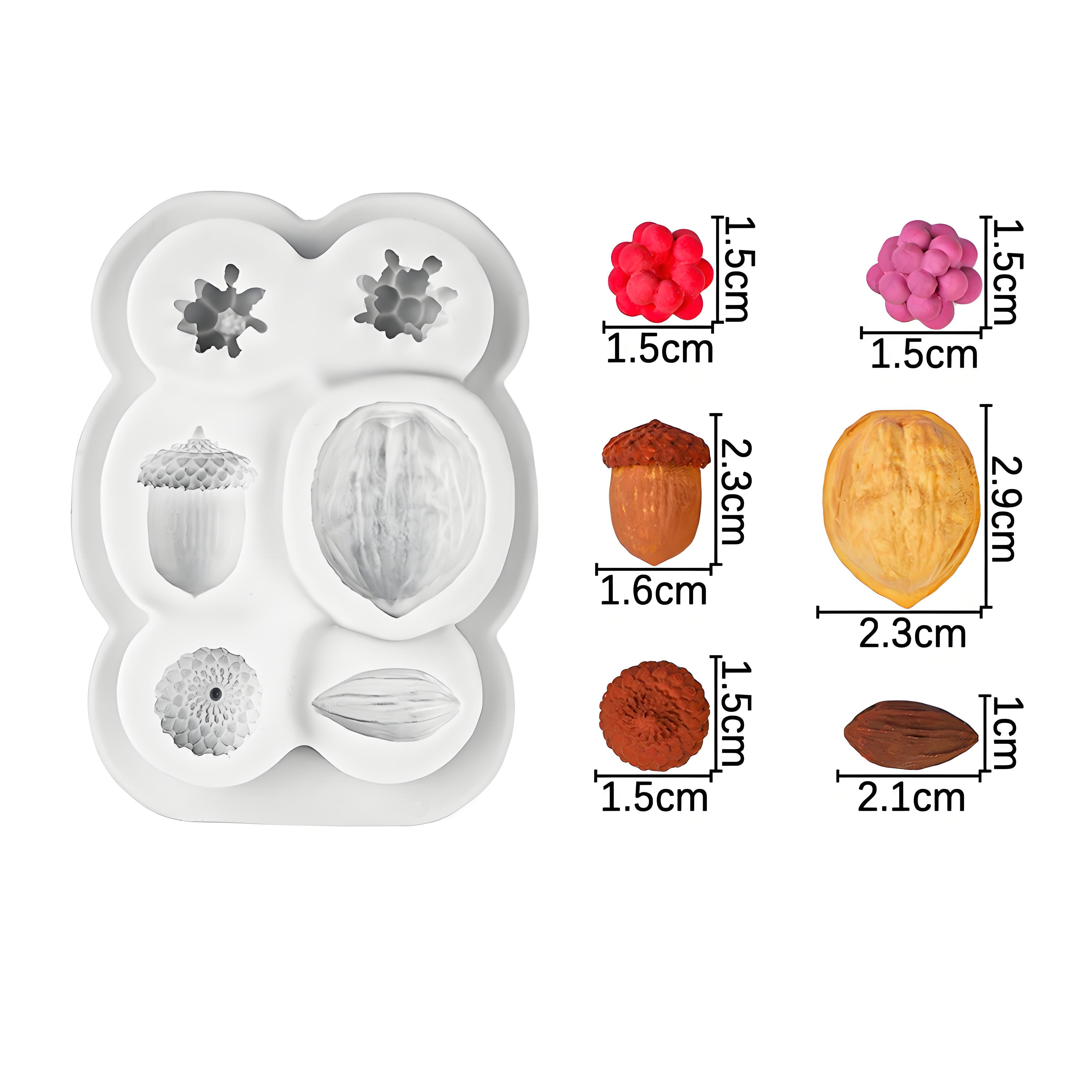 

1 pieza conos de pino forma Sugarcraft silicona molde fondant molde pastel decoración herramientas chocolate