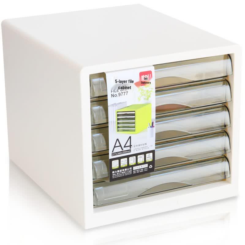 Deli Five-Layer Desktop File Cabinet