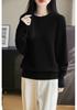 Women's 2024 Loose Fit Pure Wool Round Neck Sweater for Autumn/Winter