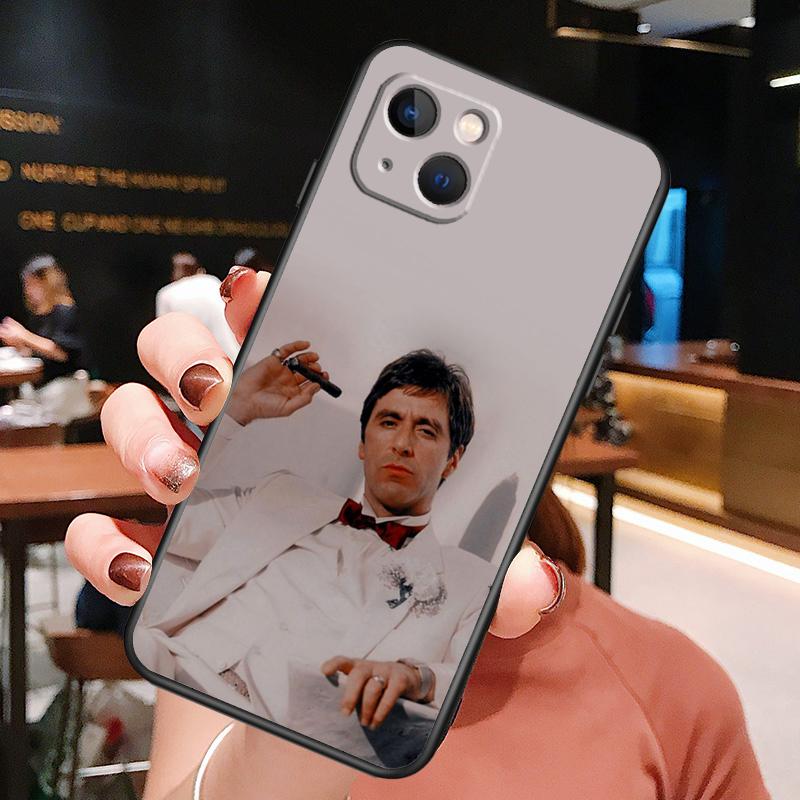 Scarface Tony Montana Case For iPhone 11 12 13 14 15 16 Pro Max Mini X XS XR 14 Plus Protect Cover