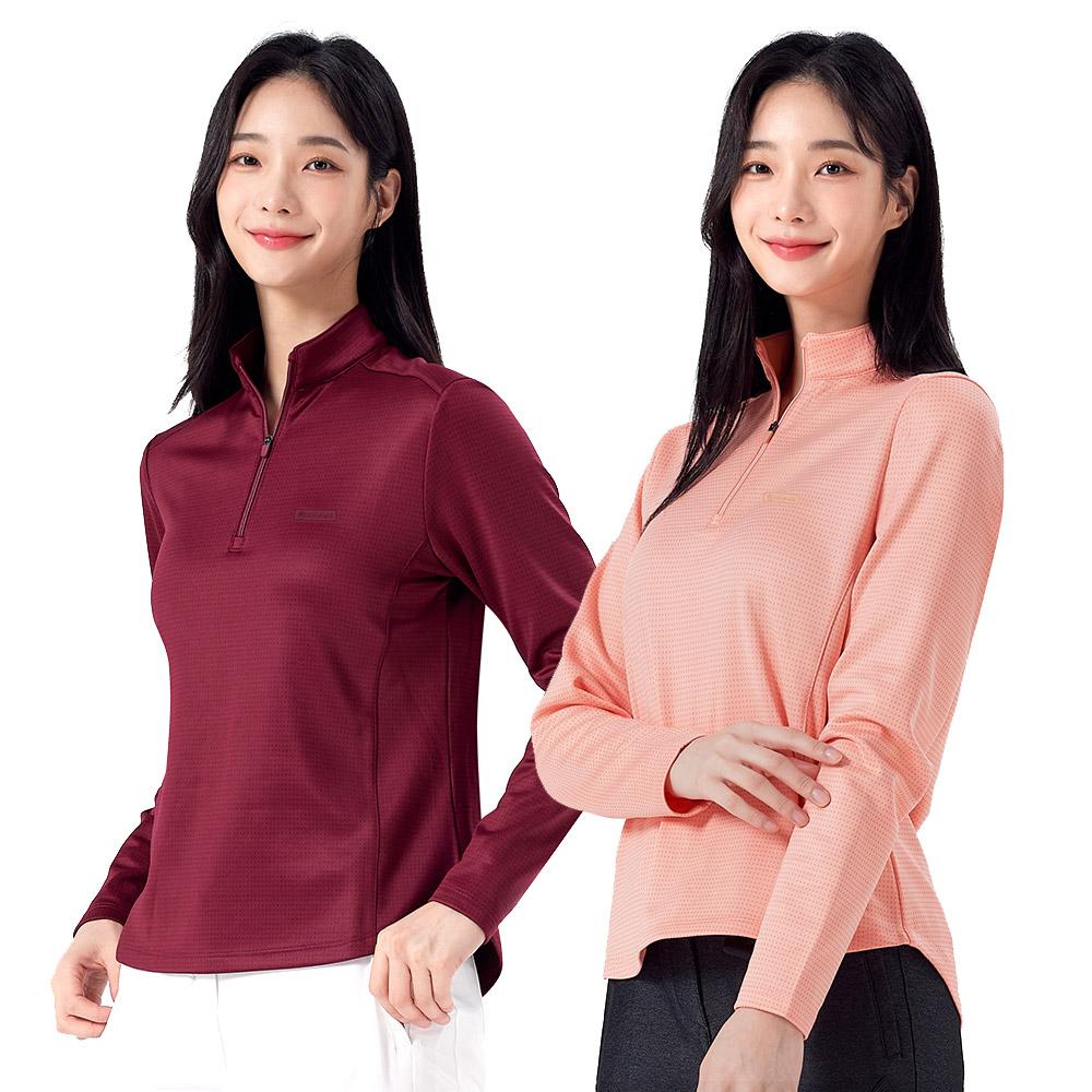 Kolon Sport Women S Winter Stretch T-Shirt Carven (Women S) Kut4571W Lcoral/095