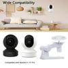 2Sets 180° Adjustable Ceiling Camera Mount Stand Module Indoor Outdoor Mini Mount Bracket Camera Plastic Mount Cctv Support