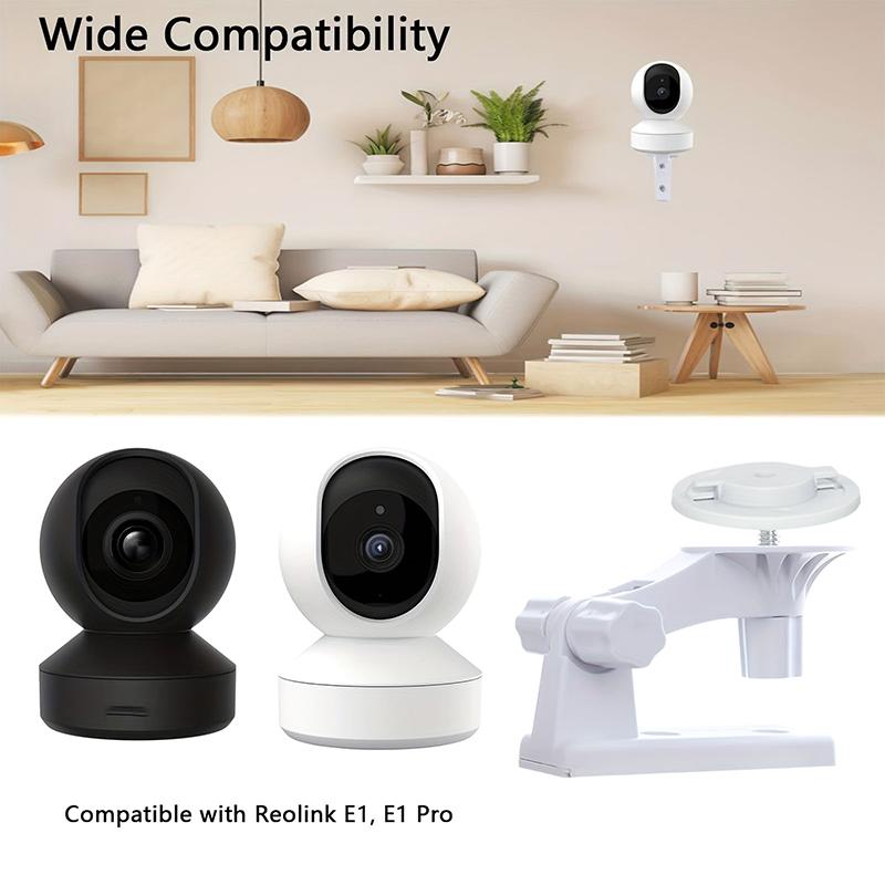 2Sets 180° Adjustable Ceiling Camera Mount Stand Module Indoor Outdoor Mini Mount Bracket Camera Plastic Mount Cctv Support