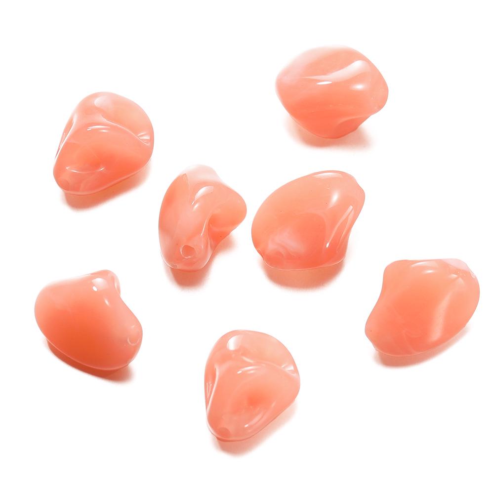 Acrylic Irregular Polygon Beads for DIY Phone Chains and Handmade Accessories