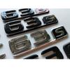 Chrome Black Letters Number Trunk Badges Emblems Sticker for Mercedes Benz C218 C257 X218 CLS63s AMG
