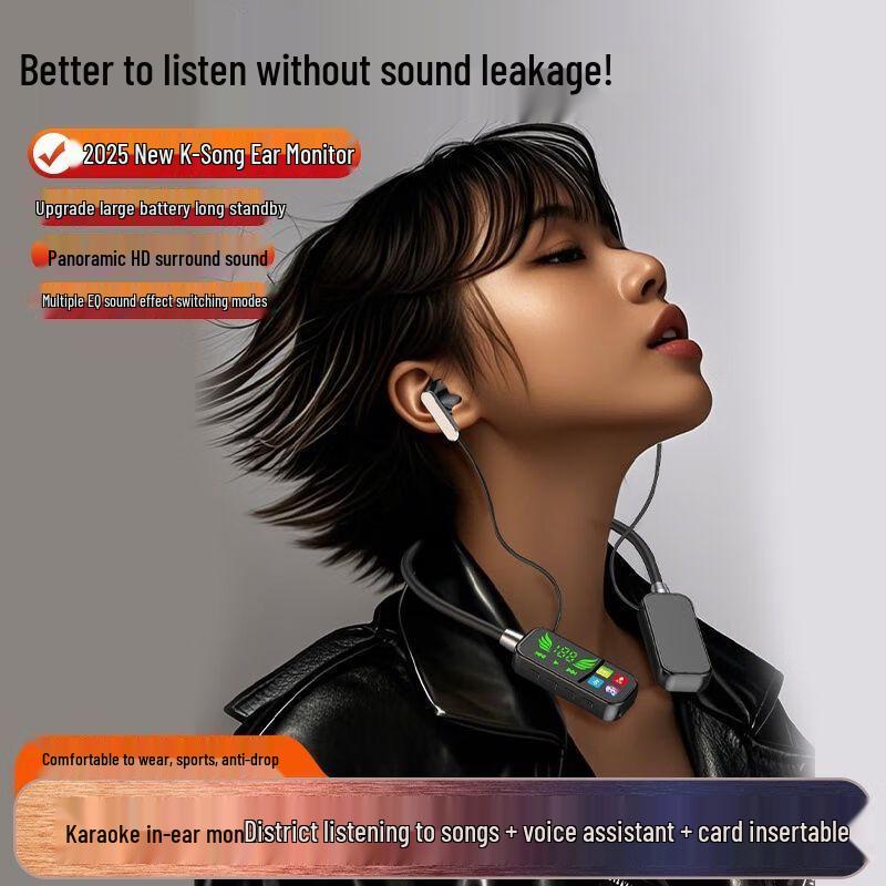NZ-02 Bluetooth Neckband Earphones: High-Quality Sound, Ultra-Long Battery, Noise Reduction, Perfect for Sports and Karaoke.