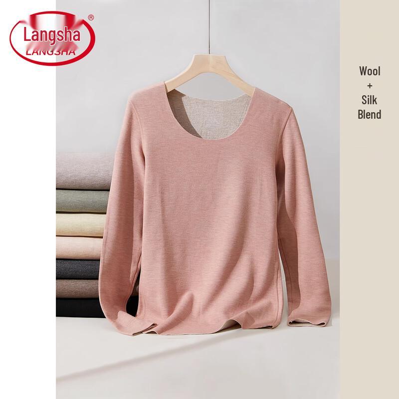 LANGSHA Women's Acrylic Heating Thermal Base Layer Top