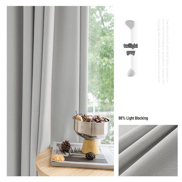 Shaoxing Blackout Chenille Curtains for Living Room & Bedroom