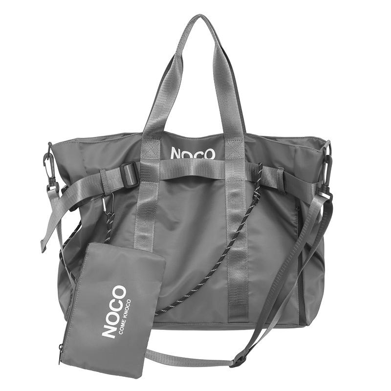 

Мужская сумка через плечо, дорожная сумка для хранения багажа, большая вместимость, студенческая сумка для покупок серый