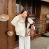 Versatile Lambskin Cotton-padded Jacket for Women's Short Lamb Wool Down Cotton-padded Jacket