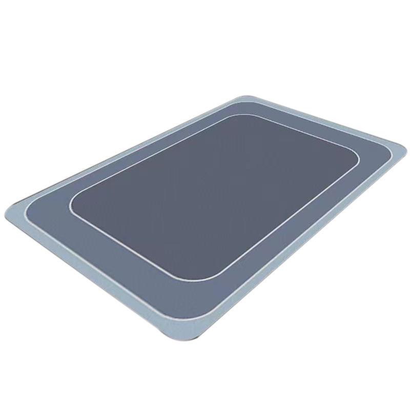 Simple Bathroom Mat Strong Absorbent Diatom Mud Mat Household Bathroom Dirty and Wear-resistant Quick Dry Non-slip Mat
