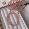 4-piece set of berry bobo small fresh butterfly bracelet women's trick peach blossom bracelet girlfriends jewelry design sense versatile bracelet