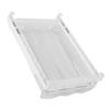 21?Grid Egg Drawer Storage Box Plastic Adjustable Length Egg Holder for Refrigerator Space Saving
