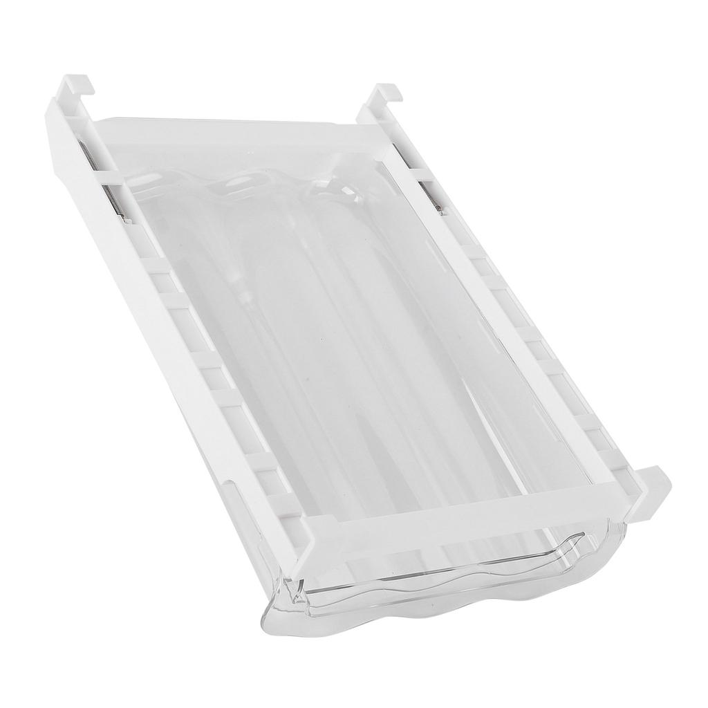 21?Grid Egg Drawer Storage Box Plastic Adjustable Length Egg Holder for Refrigerator Space Saving