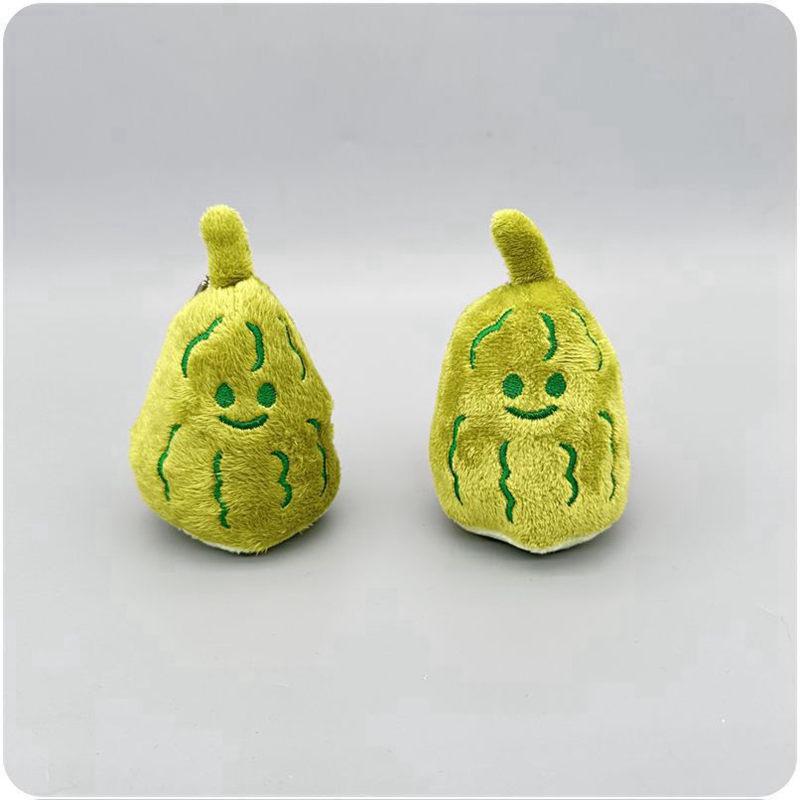 Kreativer JC Gemüse-Plüschanhänger: Rucksackanhänger aus Brokkoli, Kohl, Mais, Bambus und Frühlingszwiebeln