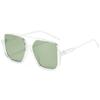 Double beam square sunglasses men's and women's fashion street shot UV-proof sunglasses trendy fashion atmospheric sun sunglasses