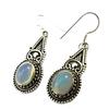 Les Trésors De Lily [P3739] - Silver 'Heaven' Ethiopian Opal Earrings - 28x13 Mm