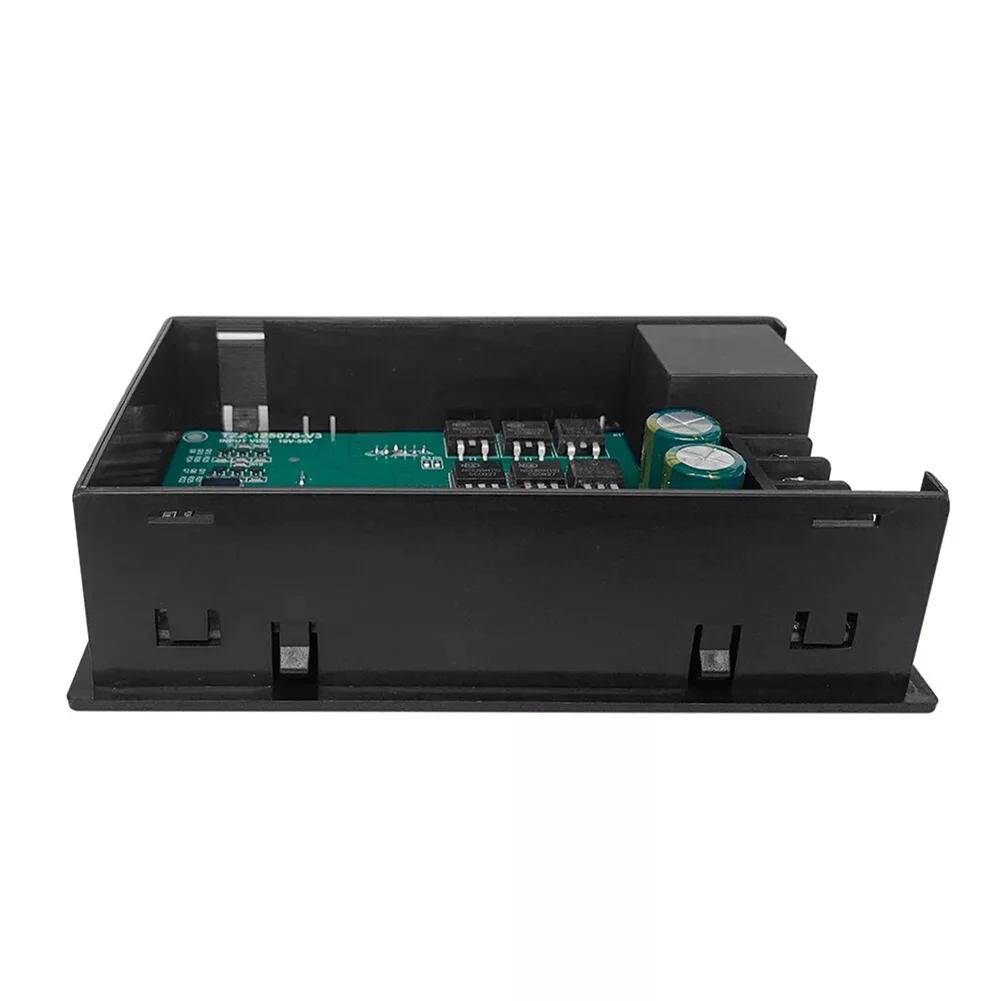 בקר מהירות מנוע PWM דיגיטלי מתקדם למנועי DC טווח מתח כניסה של 10-55V עם פונקציונליות קדימה ואחורה
