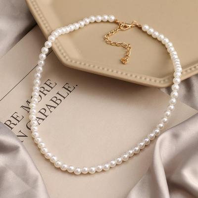 Simple Necklace Female Retro Geometric Literary Fresh Necklace Wild Necklace Jewelry