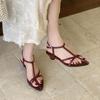 Heels New Style Black Fashion Simple Fashion Women's High Heel Sandals