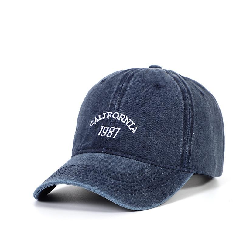 Retro Washed Baseball Caps Children Spring and Summer Versatile Couples Show Their Faces Small Shade Peaked Caps Male Tide