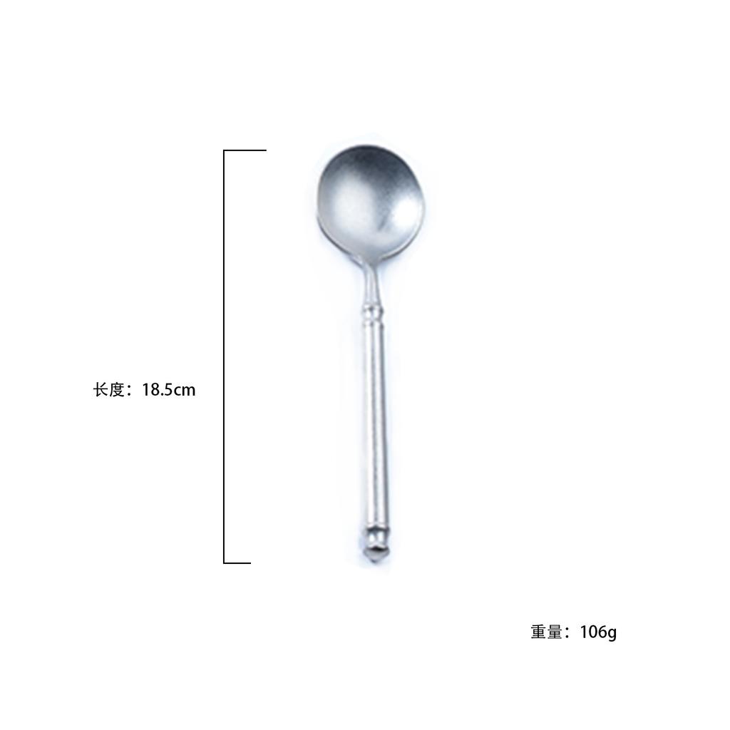 Q6 Roman knife, fork and spoon 304 stainless steel thickened western knife and fork legendary style thick steak knife, fork and spoon set