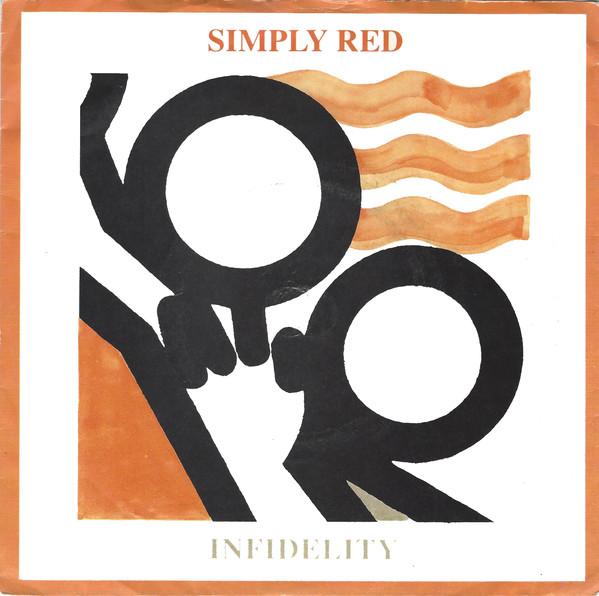 

7inch Record SIMPLY RED - Infidelity YZ114 Elektra 1987 UK Pop Used