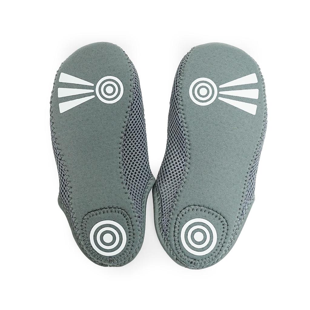 Entrex NEO Hausschuhe mit seitlichem grauem x waschbarem Mesh, Groß, 26-28cm, Orange,