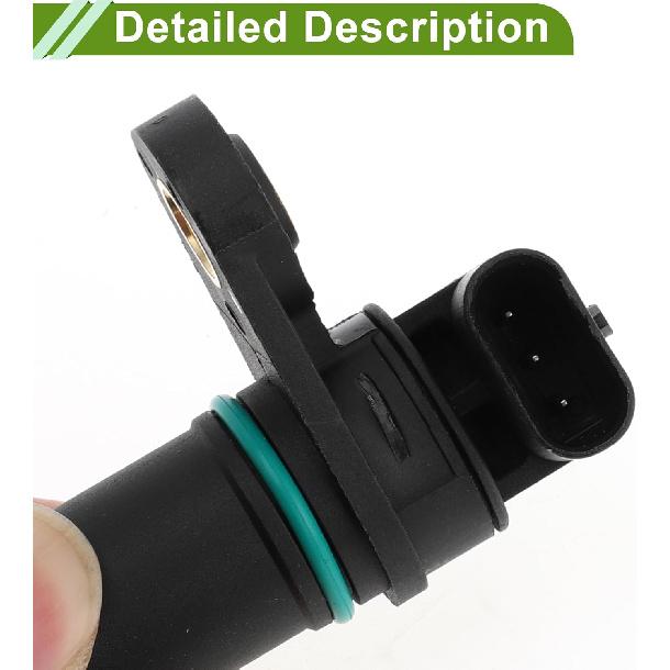 No.5149009AA Crankshaft Position Sensor for Ram 1500 5.7L 2004-2007 Sturdy Black Engine Crank CKP Sensor Metal Plastic 1 Pc