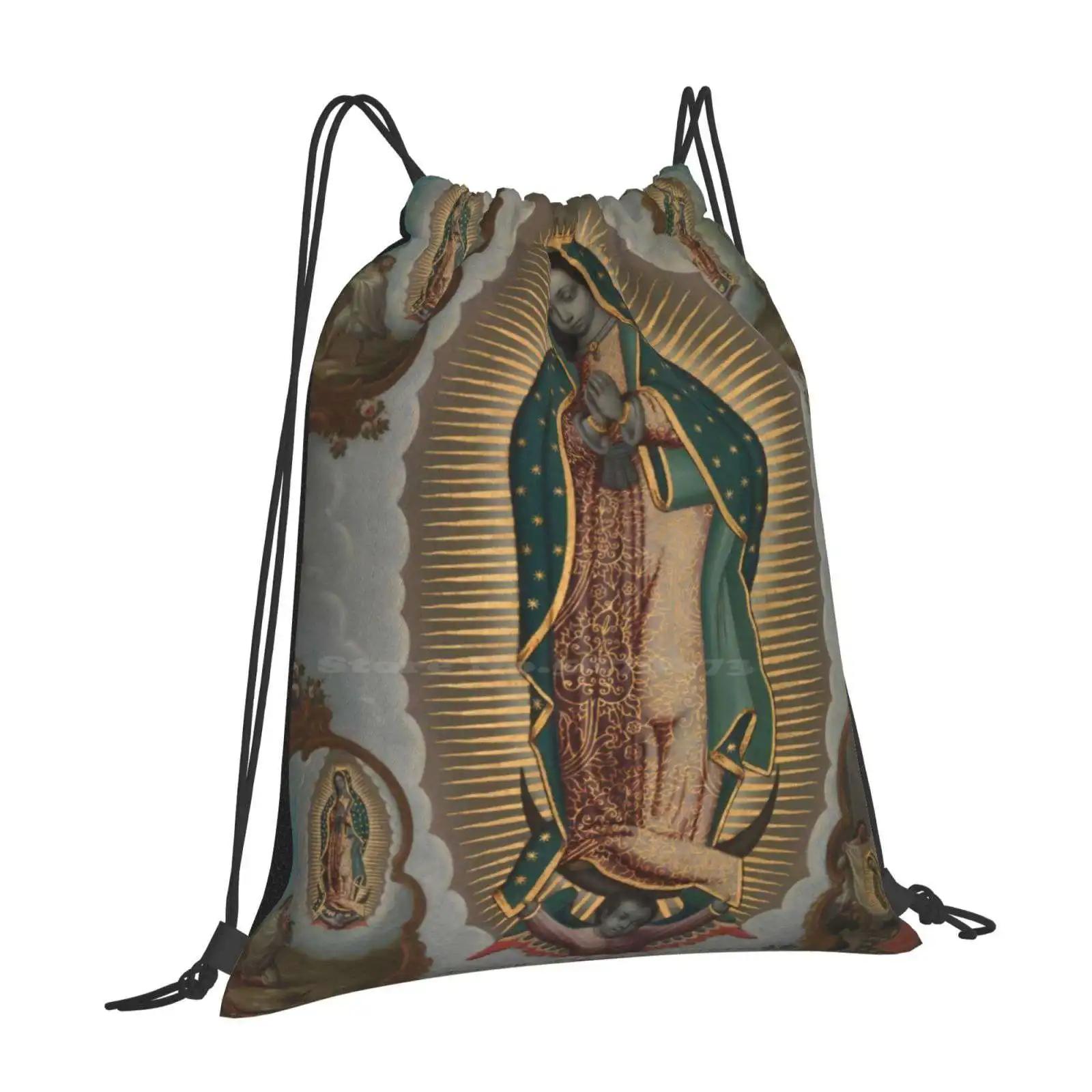 Virgen De Guadalupe Bag Backpack For Men Women Girls Teenage Virgen Guadalupe OneSize