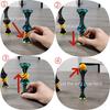 3D-gedruckte Unmögliche Pyramide Durchgang Fidget Toys Doppelschichtige Helikale Baum Diversifikation Kinder Dekompressionsornament Geschenk