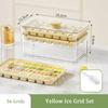 Press Ice Tray Bucket 28/56 Grids Ice Cube Mold Portable Ice Box Ice Cube Tray Multifunctional Ice Maker with One-touch To Relea