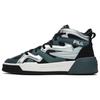 Salto Synthetic Leather Casual Durable Low-Top Skate Shoes Men Sneaker Black F12M243601FBS
