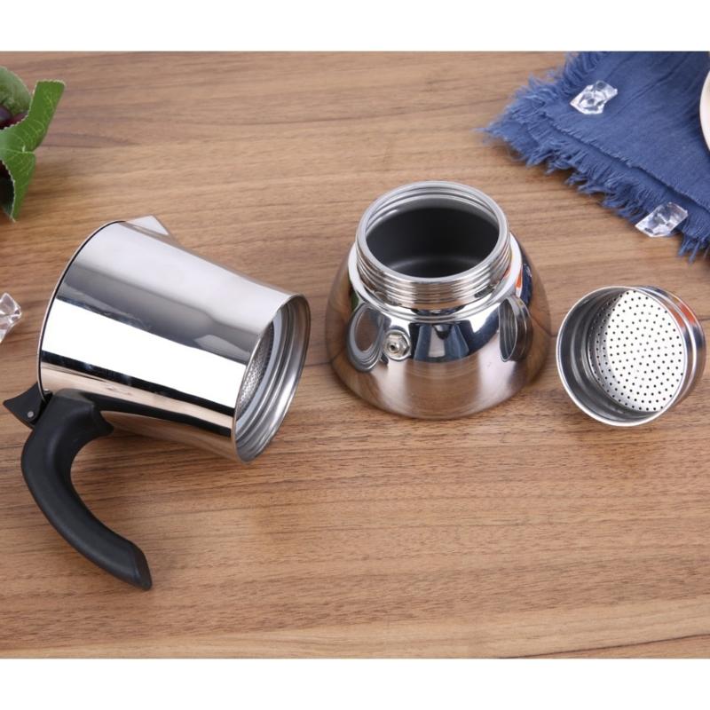 Italian Style Espressos Coffee Maker Stovetop Coffee Pots With Heat Resistant Handle For Perfect Brewing