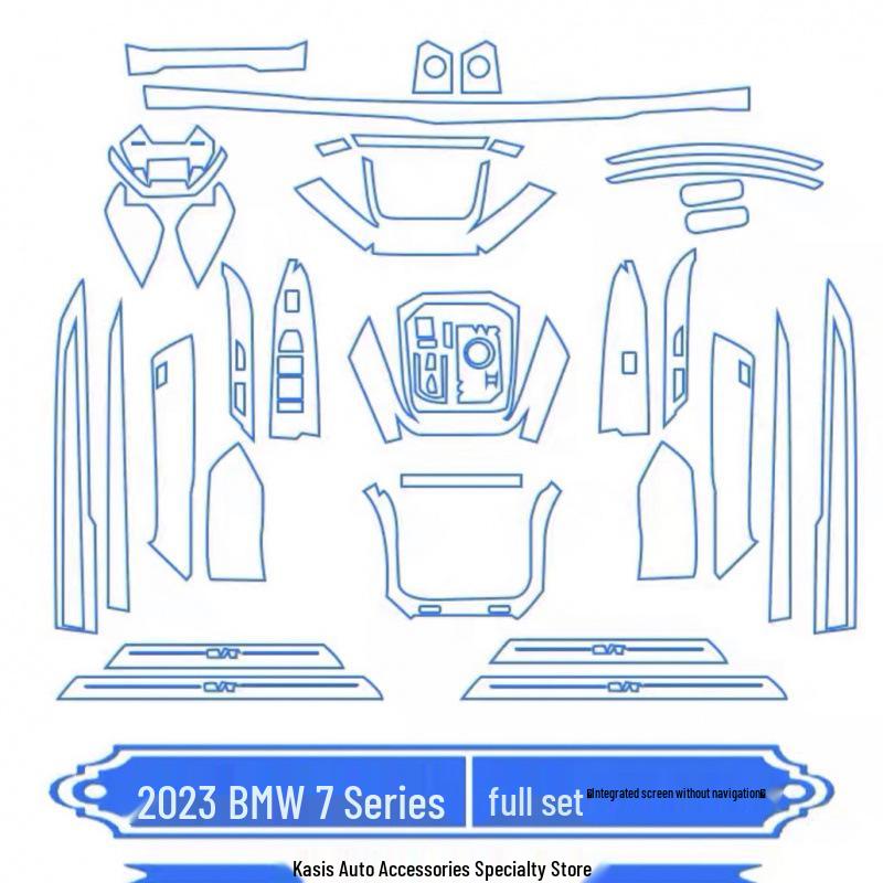 BMW 18-25 7 Series Interior Center Console TPU Screen Protector