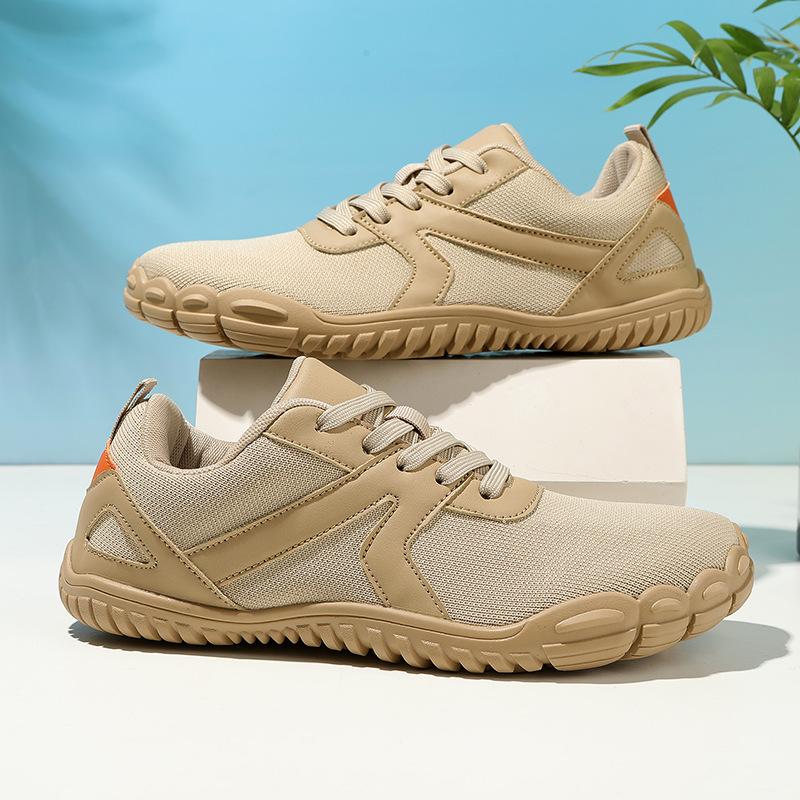 Wide Last Shoes New Wide Head Barefoot Soft Sole Non-slip and Breathable Men's Casual Walking Fitness Daily Life Training Shoes