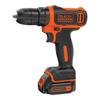 Pistol Grip Drill - Black & Decker - Bdcdd12k1-qw - 10.8 V - 1.5 Ah - 550 Rpm