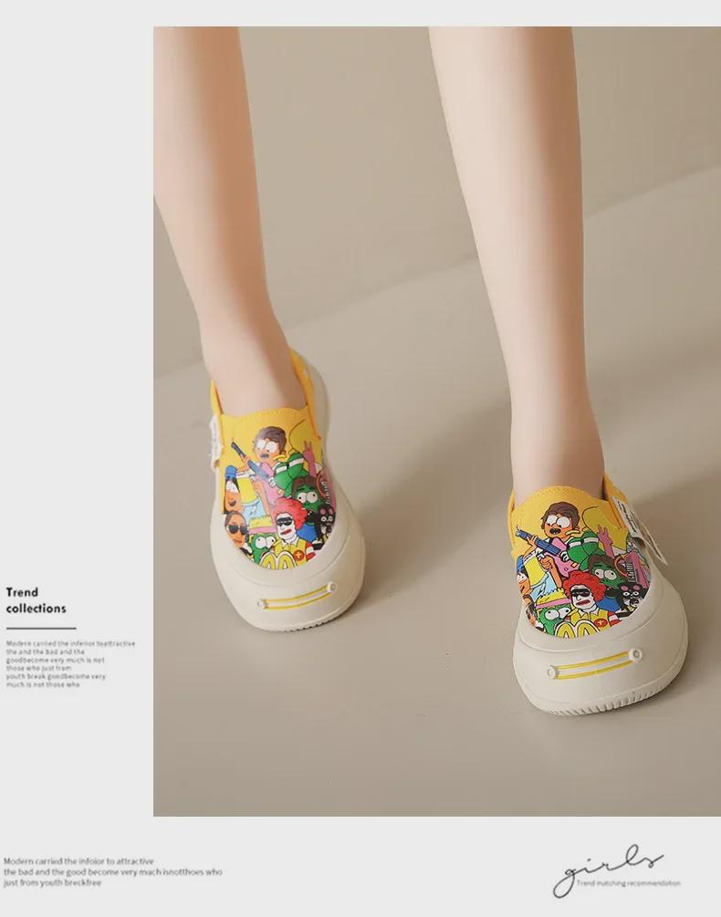 2024 Women's Korean Style Slip-On Canvas Flats - Casual Fashion