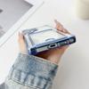 Weiche Transparente Beschichtete Kartenhaltertasche Handyhülle Für Samsung Galaxy S25 S24 S23 S22 S21 S20 FE Note 20 Ultra Stoßfeste Hülle