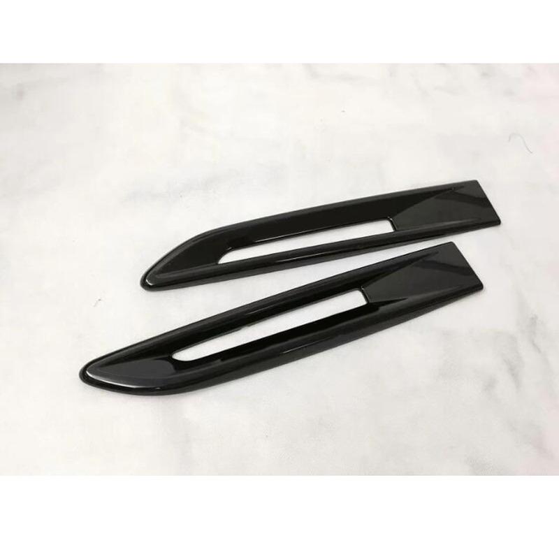 For Jaguar F-PACE FPace 2016 2017 2018 Car Styling Front Machine Side Fender Vent Air Outlet Trim 2pcs