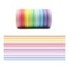 Washi Tape Set Washi Tape Set 3mm Rainbow 20 Colors DIY Decorative Paper Slim Tape Journal Notebook Planner (20 Rolls)