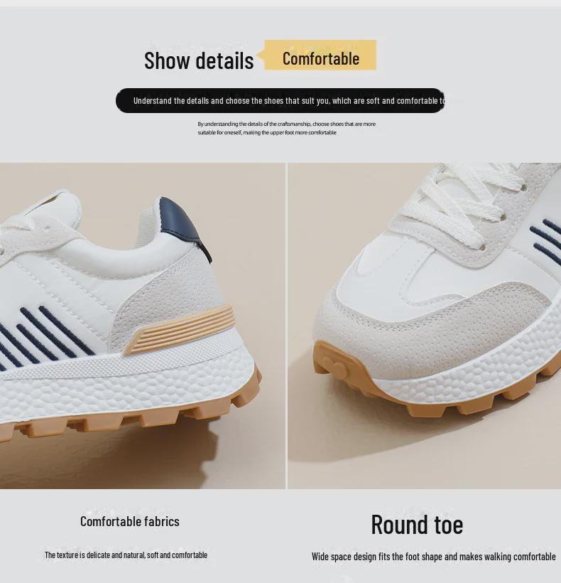 INS Korean Women's New Dad Sneakers: 2025 Spring Student Running Sports Shoes with Thick Sole for Heightening - Model J6101.