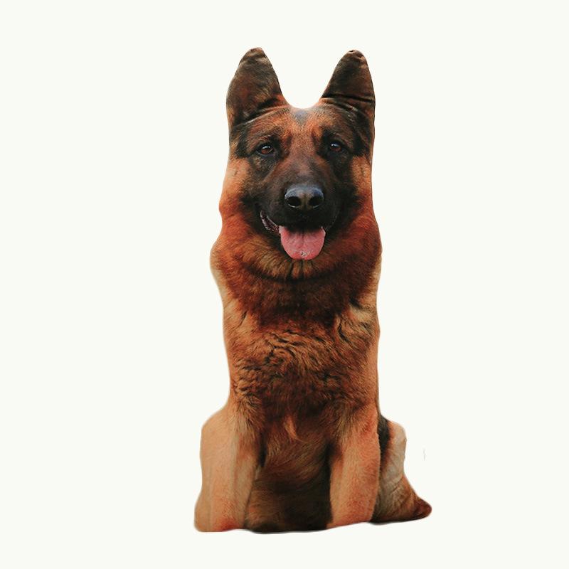 45CM 3D Simulation Dog Pillow Sleeping Doll Creative Plush Toys Dog Hound Shar Pei Cushion Soothing Toy For Girl Gifts