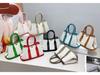 2024 Large Capacity Canvas and Cowhide Tote Bag for Women