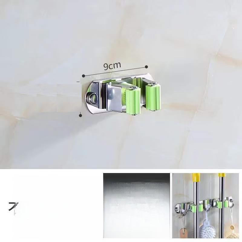 Self-Adhesive Mop & Broom Holder