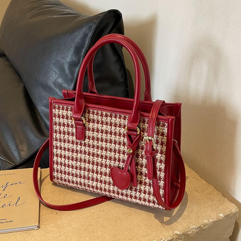 New Spring and Summer Bridal Wedding Bag Handbag Crossbody Women's Bag Red Bag Wedding Bag Fashion Large Capacity