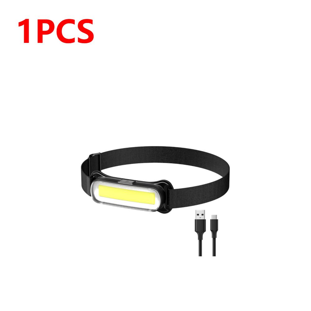 

USB Rechargeable LED Headlamp Waterproof Headlight Adjustable Headband Flashlight for Outdoor Camping Running Cycling Fishing